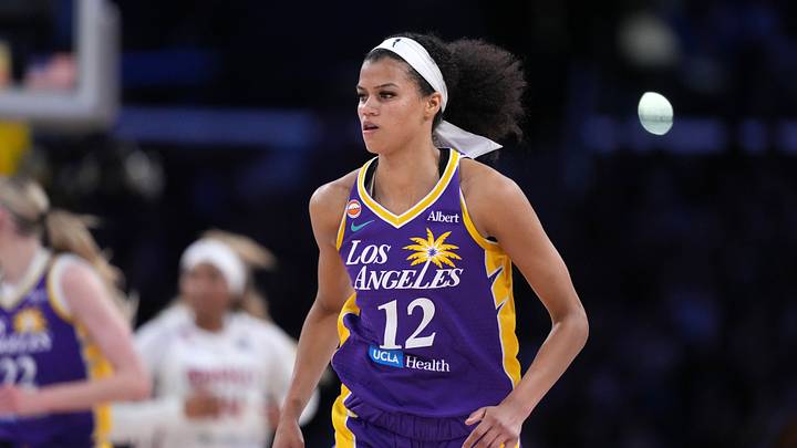 LA Sparks guard-forward Rae Burrell is a solid prop target on Sunday. LA Sparks guard-forward Rae Burrell is a solid prop target on Sunday.