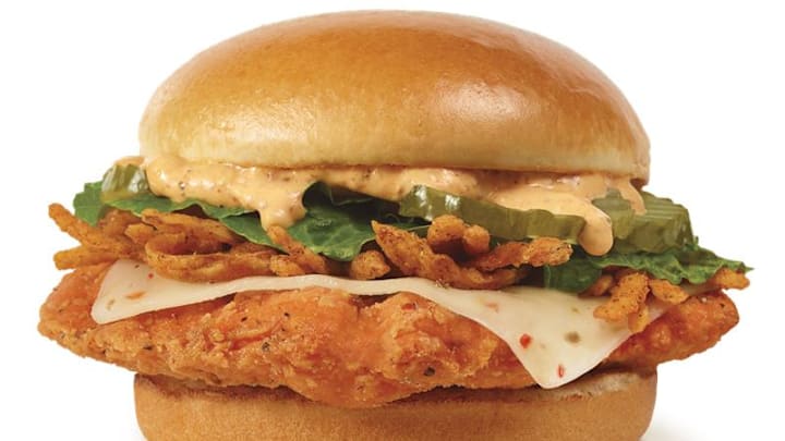 Wendy's Cajun Crunch Chicken Sandwich
