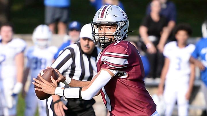 Saint James' quarterback Jayden Yates passed for passed for 124 yards and pair of touchdowns last week. Saint James' quarterback Jayden Yates passed for passed for 124 yards and pair of touchdowns last week.