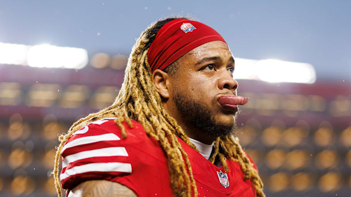 San Francisco 49ers defensive end Chase Young (92)