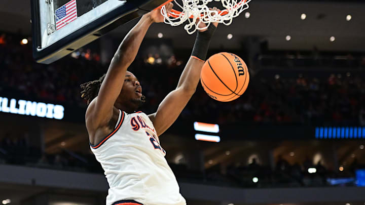 Illinois Fighting Illini forward Morez Johnson Jr. (21) . Mandatory Credit: Benny Sieu-Imagn Images Illinois Fighting Illini forward Morez Johnson Jr. (21) . Mandatory Credit: Benny Sieu-Imagn Images