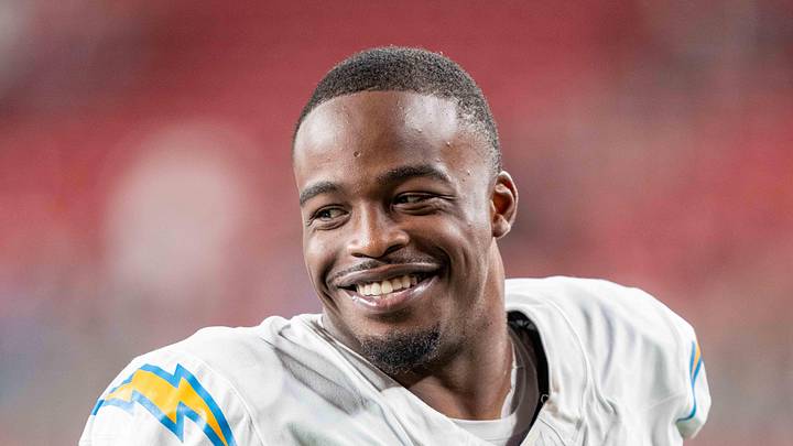 August 23, 2025; Santa Clara, California, USA; Los Angeles Chargers linebacker Kyle Kennard (54) after the game against the San Francisco 49ers at Levi's Stadium. Mandatory Credit: Kyle Terada-Imagn Images August 23, 2025; Santa Clara, California, USA; Los Angeles Chargers linebacker Kyle Kennard (54) after the game against the San Francisco 49ers at Levi's Stadium. Mandatory Credit: Kyle Terada-Imagn Images