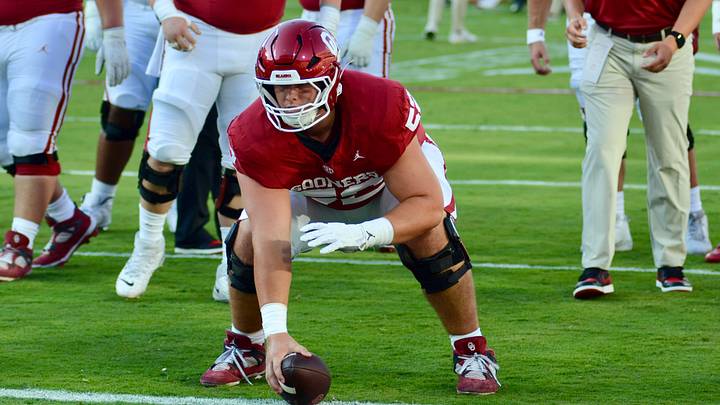 Oklahoma offensive lineman Noah Best warms up before the Sooners' game against UTEP. Oklahoma offensive lineman Noah Best warms up before the Sooners' game against UTEP.