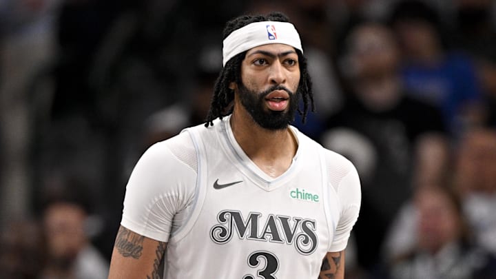 Dallas Mavericks forward Anthony Davis could miss multiple weeks, hurting Dallas' title odds. Dallas Mavericks forward Anthony Davis could miss multiple weeks, hurting Dallas' title odds.