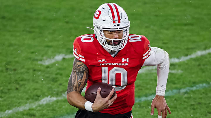 Former DC Defenders quarterback Jordan Ta'amu