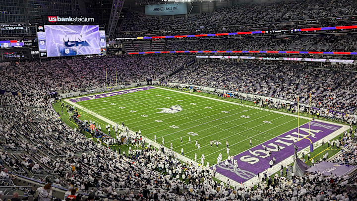 U.S. Bank Stadium ahead of Vikings-Bears on Monday December 16.