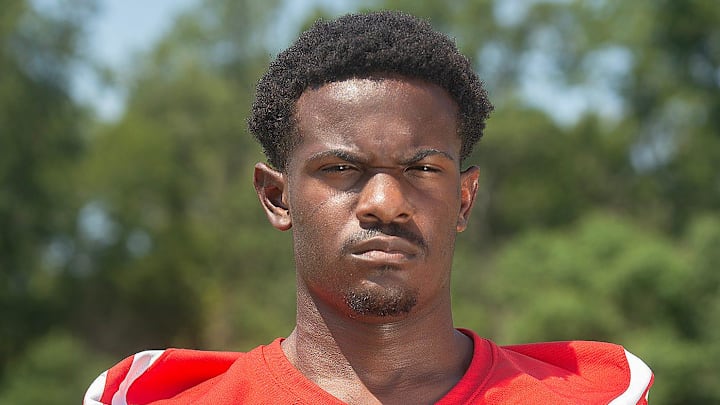 Choctaw County wide receiver Caleb Cunningham, photographed in Ridgeland, Miss., Aug. 10, 2024, is a member of the 2024 Clarion Ledger Dandy Dozen.