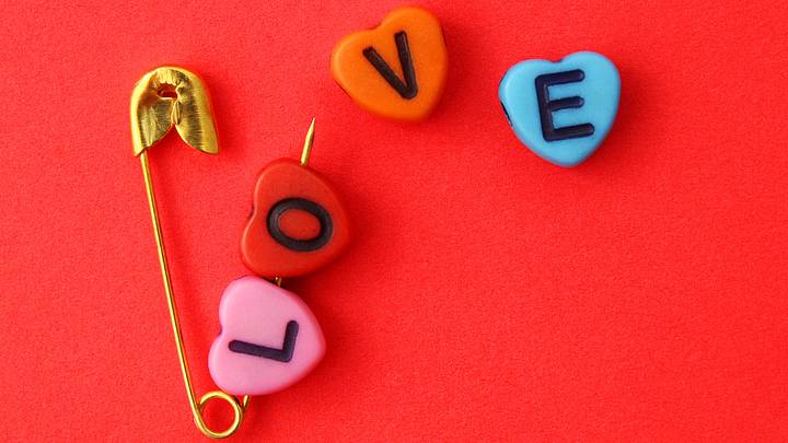 Beaded safety pin Beaded safety pin