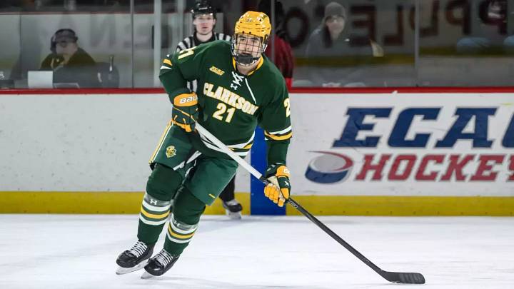 Matthew Mayich as a freshman at Clarkson. After transferring, he collapsed during an on-off workout on the first day of classes at Arizona State, Matthew Mayich as a freshman at Clarkson. After transferring, he collapsed during an on-off workout on the first day of classes at Arizona State,