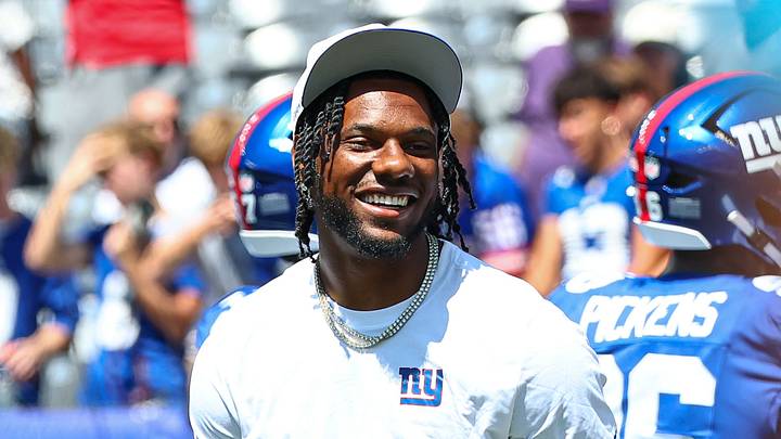 New York Giants wide receiver Malik Nabers ramp up from an ACL injury has been among the team's most pleasant surprises this summer.
