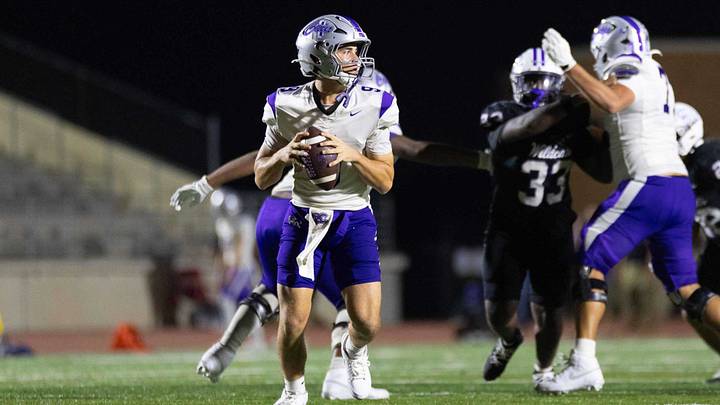 Klein Cain quarterback Jace Hanks looks to pass in a game against Humble on Aug. 26. Klein Cain quarterback Jace Hanks looks to pass in a game against Humble on Aug. 26.