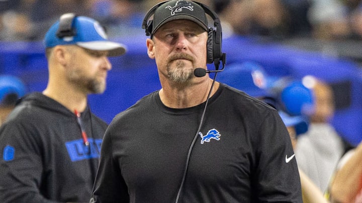 Detroit Lions Head Coach Dan Campbell. Detroit Lions Head Coach Dan Campbell.