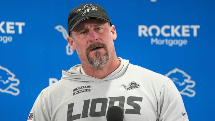 Detroit Lions head coach Dan Campbell.