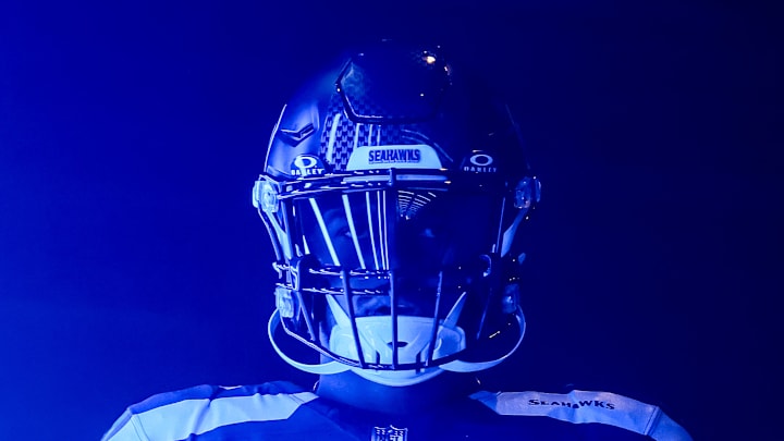 Noah Fant of the Seattle Seahawks