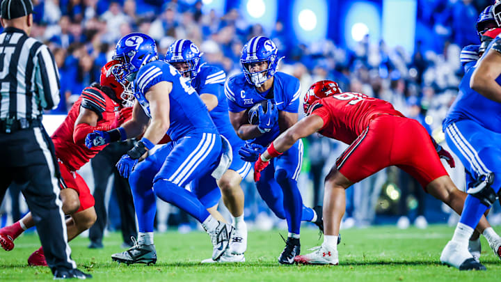 BYU RB LJ Martin against Utah BYU RB LJ Martin against Utah