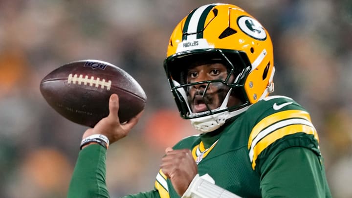 Green Bay Packers quarterback Malik Willis (2) throws a pass during the third quarter against the Baltimore Ravens at Lambeau Field last season. Green Bay Packers quarterback Malik Willis (2) throws a pass during the third quarter against the Baltimore Ravens at Lambeau Field last season.