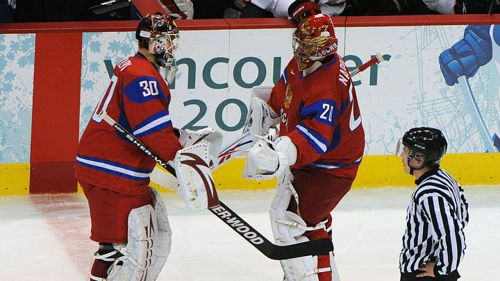 Russia goaltender Ilya Bryzgalov, Colorado Avalanche Russia goaltender Ilya Bryzgalov, Colorado Avalanche