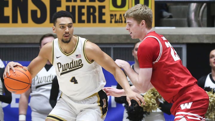 Purdue is an 8.5-point favorite against Wisconsin on Saturday.