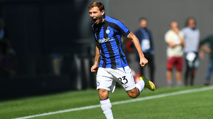 Nicolò Barella a ouvert le score contre l'Inter Milan.