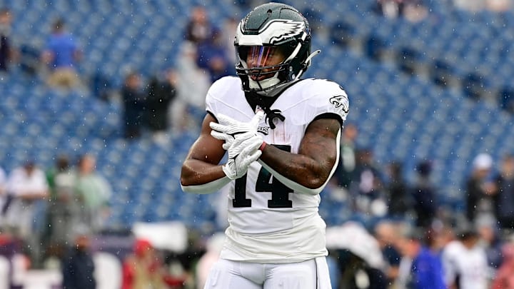 Philadelphia Eagles running back Kenneth Gainwell (14).