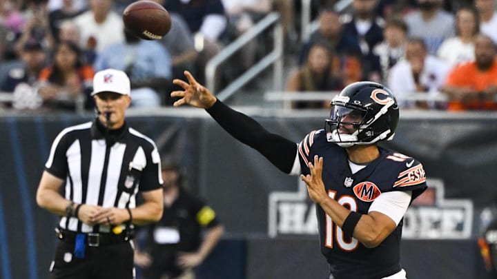 Caleb Williams will see action again to start the game against the Chiefs Friday night.