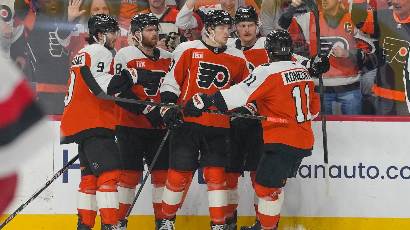 The Flyers' depth at wing gives the team plenty of options