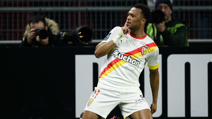 Loïs Openda, attaquant vedette du RC Lens.