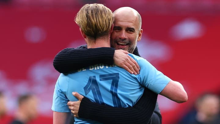 Pep Guardiola und Kevin De Bruyne