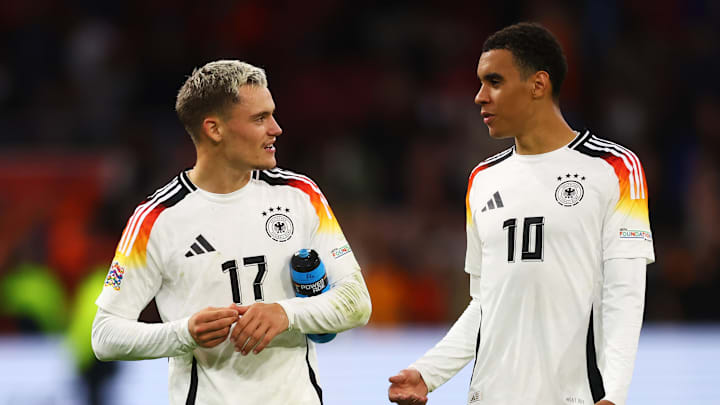 Florian Wirtz und Jamal Musiala stehen gegen Bosnien in der Startelf Florian Wirtz und Jamal Musiala stehen gegen Bosnien in der Startelf