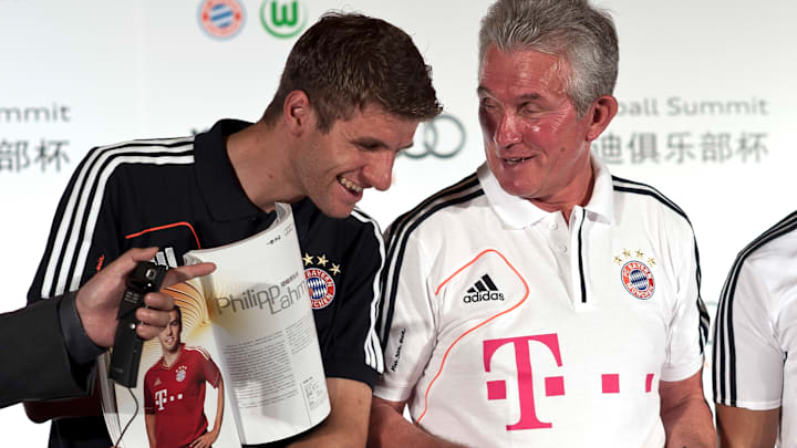Thomas Müller und Jupp Heynckes