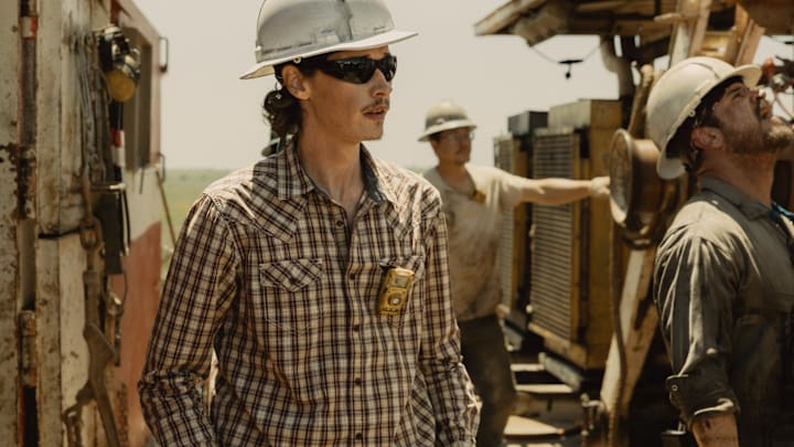 Jacob Lofland as Cooper Norris in Landman episode 2, season 2, streaming on Paramount+. Photo Credit: Emerson Miller/Paramount+