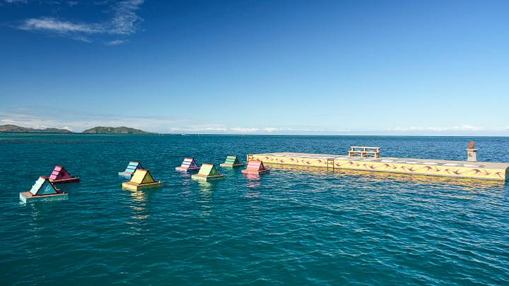 “Everyone Will Be Shooketh!” – Castaways find themselves on both a literal and figurative island after their return from what is regarded as one of the “craziest tribals of all time.” Castaways reflect on their letters from home and the family members that have impacted them. Then, a shocking incident takes place at this week’s immunity challenge, on SURVIVOR 50, Wednesday, May 6 (8:00-9:30 PM, ET/PT) Photo: Robert Voets/CBS ©2025 CBS Broadcasting, Inc. All Rights Reserved.