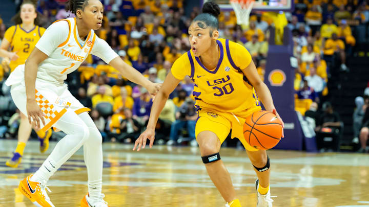 Jada Richard 30, LSU Tigers Womens Basketball take on the Tennessee Lady Vols. Thursday, Feb. 26, 2026.