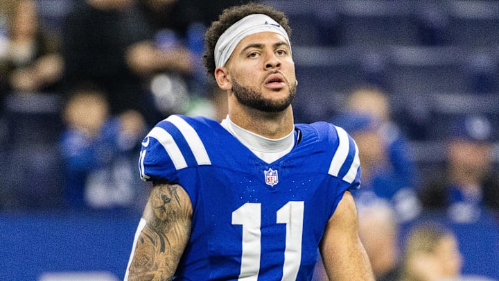 Dec 31, 2023; Indianapolis, Indiana, USA; Indianapolis Colts wide receiver Michael Pittman Jr. (11)