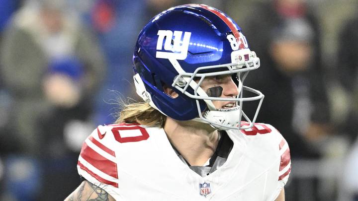 New York Giants wide receiver Gunner Olszewski is feared to have suffered a torn Achilles during the team's sixth OTA practice. New York Giants wide receiver Gunner Olszewski is feared to have suffered a torn Achilles during the team's sixth OTA practice.