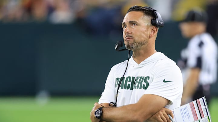 Green Bay Packers head coach Matt LaFleur