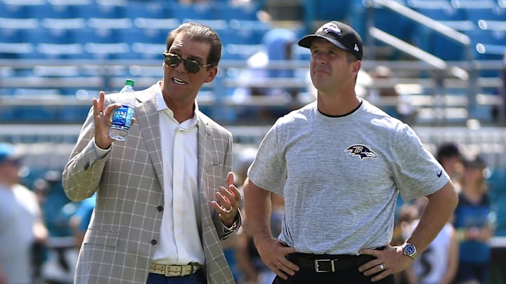 Ravens owner Steve Bisciotti fired John Harbaugh over the phone last week. Ravens owner Steve Bisciotti fired John Harbaugh over the phone last week.