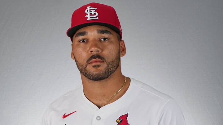 Feb 21, 2024; Jupiter, FL, USA; St. Louis Cardinals catcher Leonardo Bernal (96). Mandatory Credit: Jim Rassol-USA TODAY Sports Feb 21, 2024; Jupiter, FL, USA; St. Louis Cardinals catcher Leonardo Bernal (96). Mandatory Credit: Jim Rassol-USA TODAY Sports