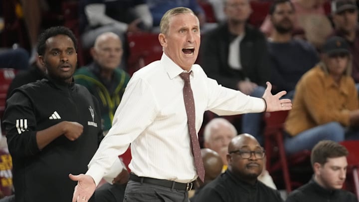 Arizona State head coach Bobby Hurley. Arizona State head coach Bobby Hurley.