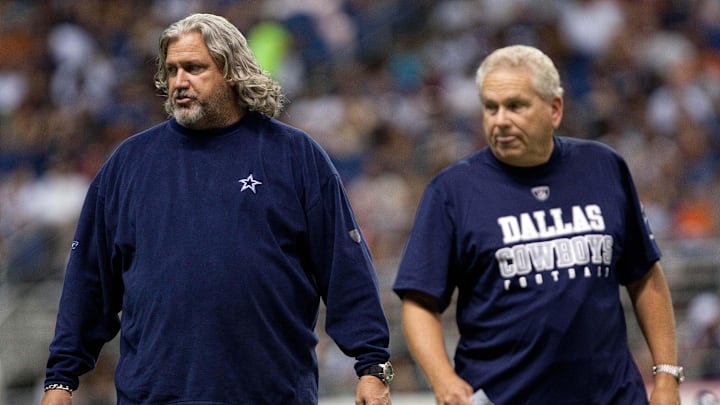Dallas Cowboys defensive coordinator Rob Ryan and coach Dave Campo during training camp at the Alamodome. Dallas Cowboys defensive coordinator Rob Ryan and coach Dave Campo during training camp at the Alamodome.