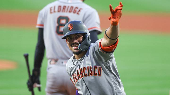 San Francisco Giants shortstop Willy Adames. Credit: Paul Rutherford-Imagn Images San Francisco Giants shortstop Willy Adames. Credit: Paul Rutherford-Imagn Images