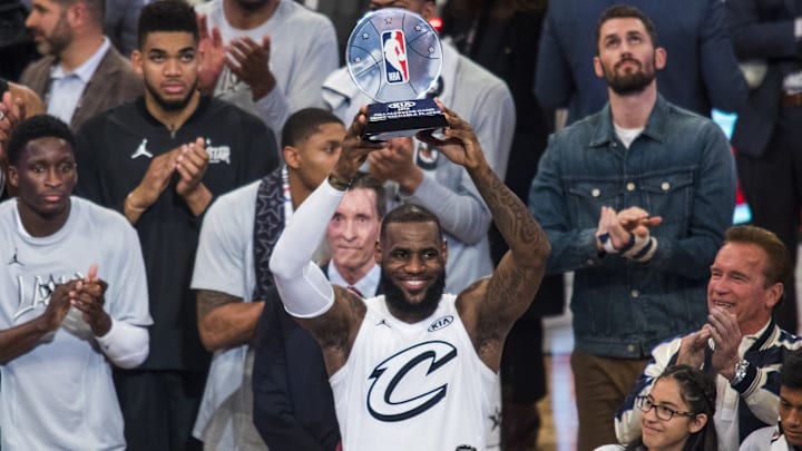 LeBron James es uno de los ganadores del MVP del Juego de Estrellas de la NBA