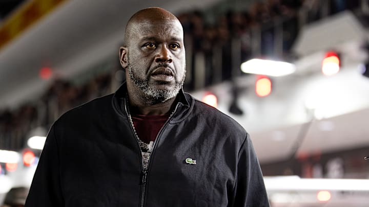 Shaquille O'Neal trabaja como comentarista de televisión