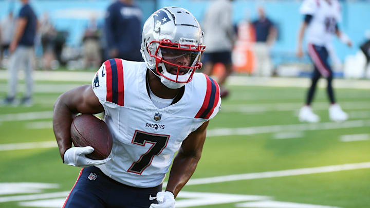 WR JuJu Smith-Schuster is one of three Patriots who could be cut following a potential Brandon Aiyuk trade.