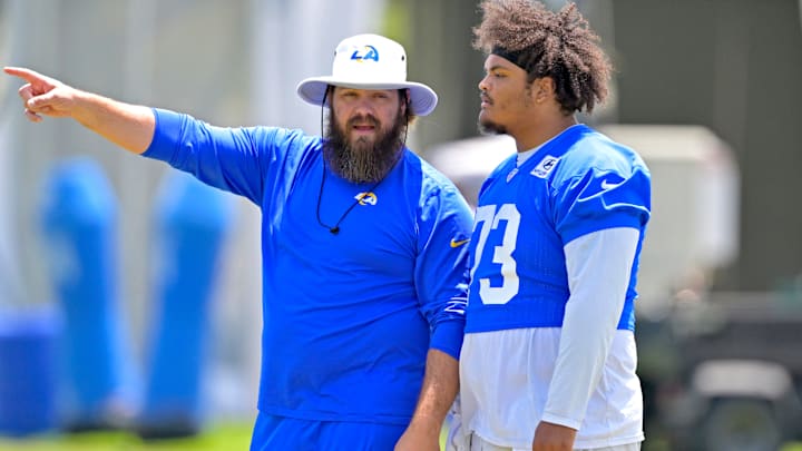 Los Angeles Rams Ryan Wendell, Steve Avila