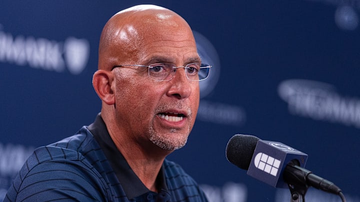 Penn State football head coach James Franklin