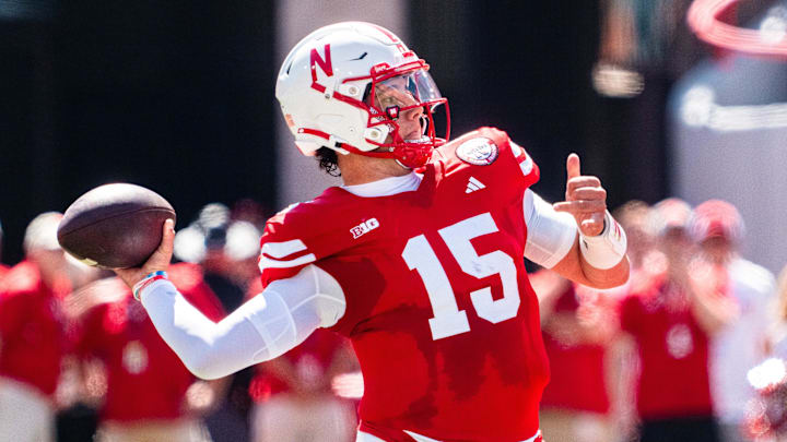 In Dylan Raiola's first career game against UTEP, he hit on multiple deep passes. In almost two full seasons since, he struggled connecting with his receivers. Why? In Dylan Raiola's first career game against UTEP, he hit on multiple deep passes. In almost two full seasons since, he struggled connecting with his receivers. Why?