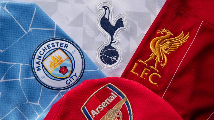 The Badges of the Top Four Teams in the Premier League
