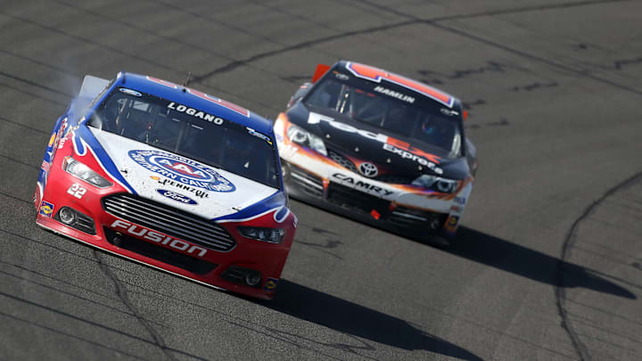 Joey Logano, Denny Hamlin, NASCAR