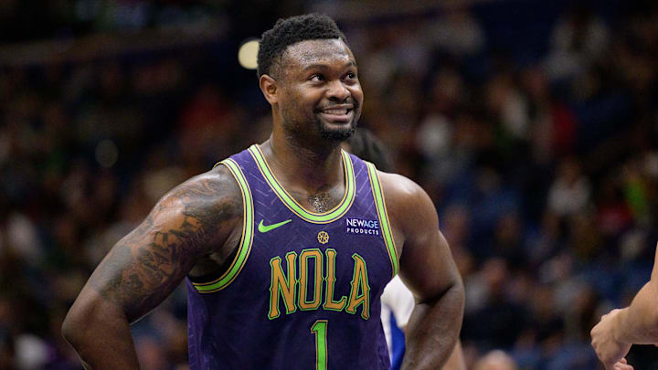New Orleans Pelicans forward Zion Williamson (1)